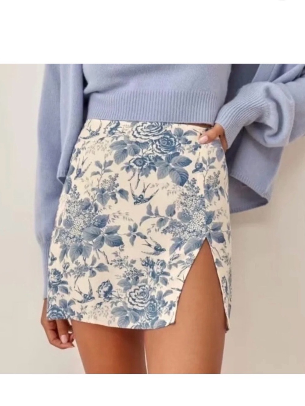 Reformation Margot Skirt in Pompadour